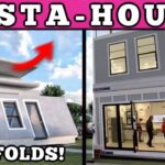 Build a House in 2 Hours with Foldable Modular Homes